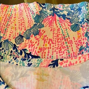 Lilly Pulitzer Pink and Blue Patterned Dress